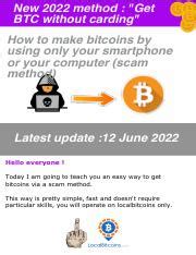 Posted by. . Carding btc method 2022